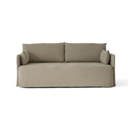 Offset Sofa, 2. Seater w. Loose Cover | Cotlin Poppy Seed | Sofas | Audo Copenhagen
