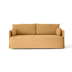 Offset Sofa, 2. Seater w. Loose Cover | Cotlin, Wheat
