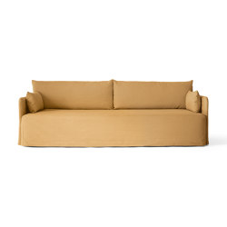 Offset Sofa, 3. Seater w. Loose Cover | Cotlin, Wheat