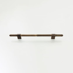 Furniture Handle WCM3 | The H Brass bronzed | Cabinet handles | Craftvoll
