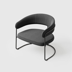 Opus Lounge Chair | with armrests | +Halle