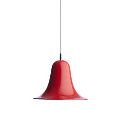 Pantop Pendant | Bright red Ø23 | Suspended lights | Verpan