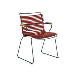 CLICK | Dining chair Paprika with Bamboo armrests | Chaises | HOUE