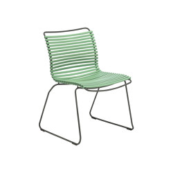 CLICK | Dining chair Dusty Green No Armrest | Chairs | HOUE