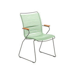 CLICK | Dining chair Dusty Green Tall Back | Sedie | HOUE