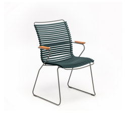 CLICK | Dining chair Pine Green Tall Back | Chairs | HOUE