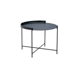 EDGE | Table Ø62 Black | Side tables | HOUE