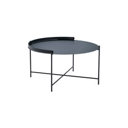 EDGE | Table Ø76 Black | Side tables | HOUE