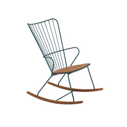 PAON | Rocking Chair Pine Green | Poltrone | HOUE