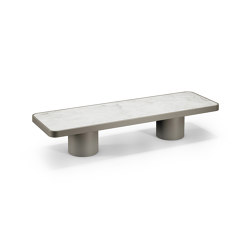 Tau 40 steel | Tabletop rectangular | Reflex