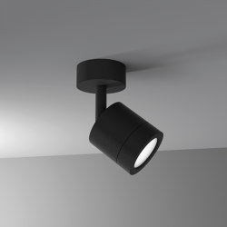 SURFACE | MINI - Adjustable ceiling light source, black | Wandleuchten | Letroh