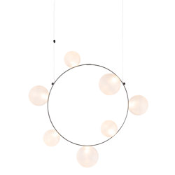 Hubble Bubble - 7, Frosted | Suspended lights | moooi