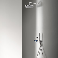 Nice | Built-in shower mixer, Shower set, Rain showerhead, Shower arm | Shower controls | Fantini