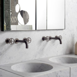 Fontane Bianche Salvatori + Fantini | Wall-mount washbasin mixer | Wash basin taps | Fantini