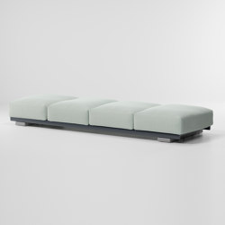 Molo Bench  4-seater | Modular seating elements | KETTAL