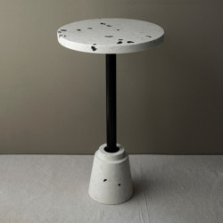 Conic White & Black Coffee Table | Tavolini alti | Karoistanbul