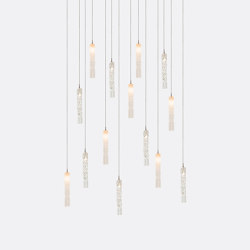 Twist 14 Mixed Colors | Suspended lights | Shakuff