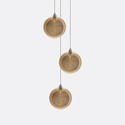 Kadur Drizzle 3 Amber Outer | Suspended lights | Shakuff