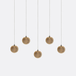 Kadur Drizzle 5 Amber Outer | Suspended lights | Shakuff