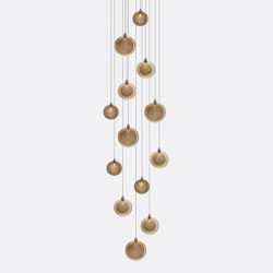Kadur Drizzle 13 Amber Outer | Suspended lights | Shakuff