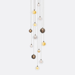 Kadur Drizzle 13 Mixed Colors | Suspended lights | Shakuff