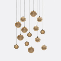 Kadur Drizzle 14 Amber Outer | Suspended lights | Shakuff