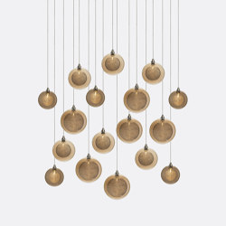 Kadur Drizzle 17 Amber Outer | Suspended lights | Shakuff