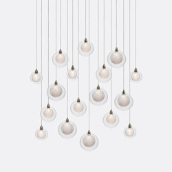 Kadur Drizzle 17 Clear Drizzle | Suspended lights | Shakuff