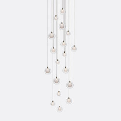 Kadur Drizzle 18 Clear Drizzle | Suspended lights | Shakuff