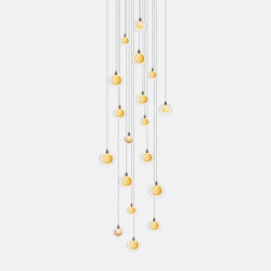 Kadur Drizzle 18 Gold Drizzle | Suspended lights | Shakuff