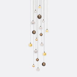 Kadur Drizzle 18 Mixed Colors | Suspended lights | Shakuff