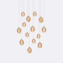Cocoon 14 Amber | Suspended lights | Shakuff