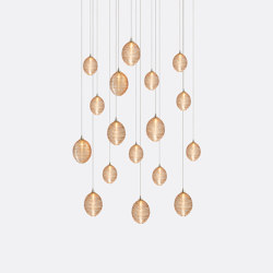 Cocoon 17 Amber | Suspended lights | Shakuff