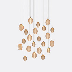 Cocoon 22 Amber | Suspended lights | Shakuff