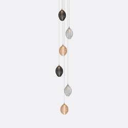 Cocoon 6 Mixed Colors | Suspended lights | Shakuff
