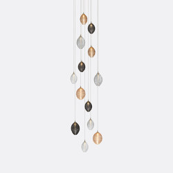 Cocoon 13 Mixed Colors | Suspended lights | Shakuff