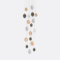 Cocoon 18 Mixed Colors | Suspended lights | Shakuff