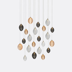 Cocoon 22 Mixed Colors | Suspended lights | Shakuff