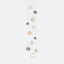 Globe 11 Mixed Colors | Suspended lights | Shakuff