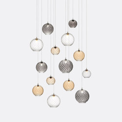 Globe 14 Mixed Colors | Suspended lights | Shakuff