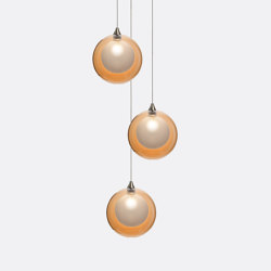 Kadur Frost 3 Amber Outer | Suspended lights | Shakuff