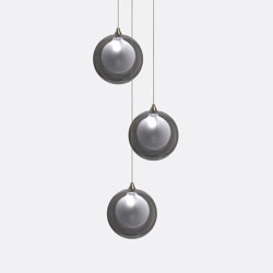 Kadur Frost 3 Grey Outer | Suspended lights | Shakuff