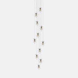 Star 11 | Ceiling suspended chandeliers | Shakuff