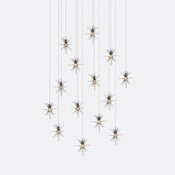 Star 14 | Ceiling suspended chandeliers | Shakuff