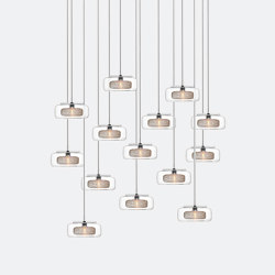 Halo 14 Clear Drizzle | Suspended lights | Shakuff