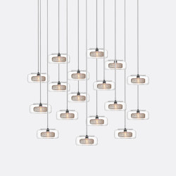 Halo 17 Clear Drizzle | Suspended lights | Shakuff