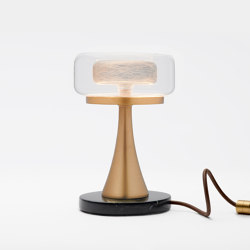 Halo Table Lamp - Clear Drizzle | Tischleuchten | Shakuff