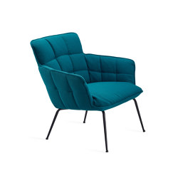 Marla | Easy Chair Low with 4-leg steel frame |  | FREIFRAU MANUFAKTUR