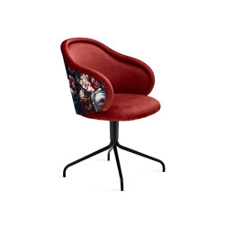Ona | Curved Armchair mit Sternfuß | Chairs | FREIFRAU MANUFAKTUR