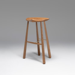 Taper Bar Stool (White Oak) | Bar stools | Roll & Hill